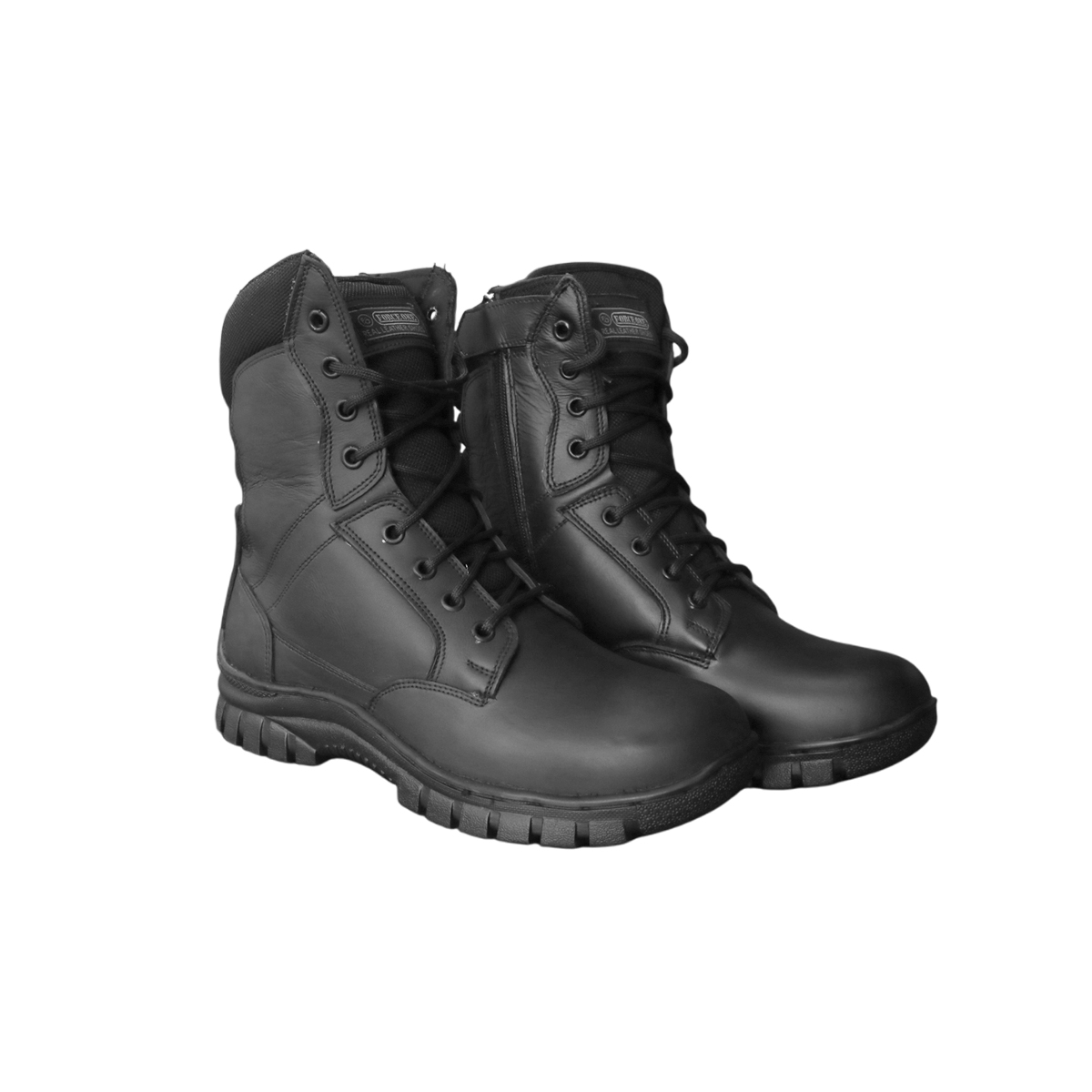 Black Side-Zip Tactical Boots