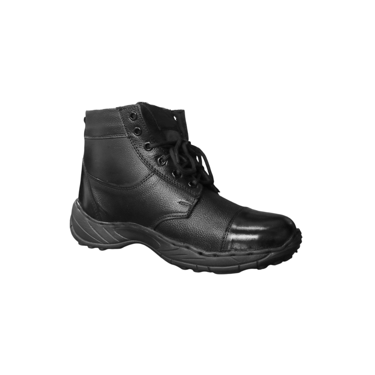 Black Low-Cut Work Utility Boots